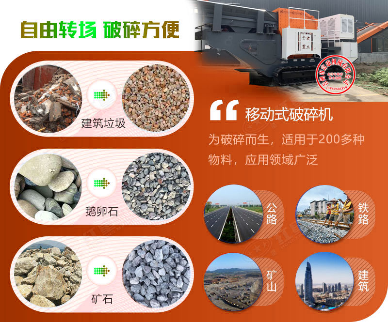 履帶式移動(dòng)破碎站