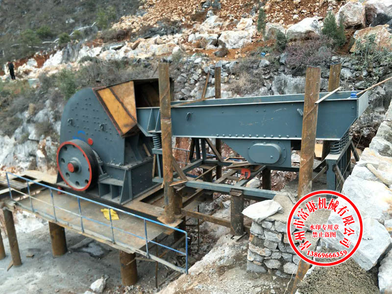 新型高效重錘式破碎機南寧現(xiàn)場